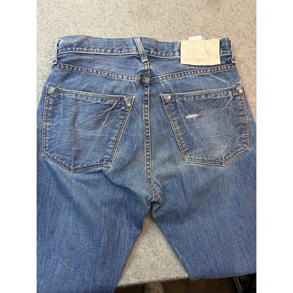 Loomstate Men's Jeans 32x28 Organic Cotton Button Fly Blue Denim - Picture 6 of 12